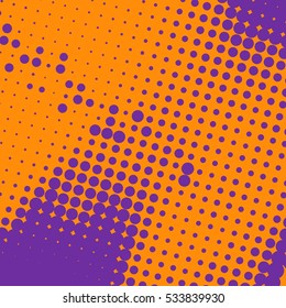 Abstract creative concept vector comics pop art style blank layout template with clouds beams and isolated dots pattern on background. For sale banner, empty bubble, illustration comic book design.