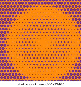 Abstract creative concept vector comics pop art style blank layout template with clouds beams and isolated dots pattern on background. For sale banner, empty bubble, illustration comic book design.