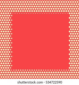 Abstract creative concept vector comics pop art style blank layout template with clouds beams and isolated dots pattern on background. For sale banner, empty bubble, illustration comic book design.