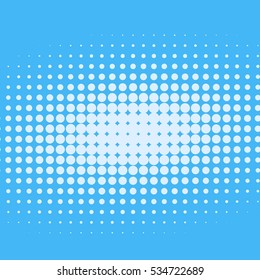 Abstract creative concept vector comics pop art style blank layout template with clouds beams and isolated dots pattern on background. For sale banner, empty bubble, illustration comic book design.