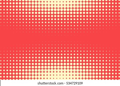 Abstract creative concept vector comics pop art style blank layout template with clouds beams and isolated dots pattern on background. For sale banner, empty bubble, illustration comic book design.