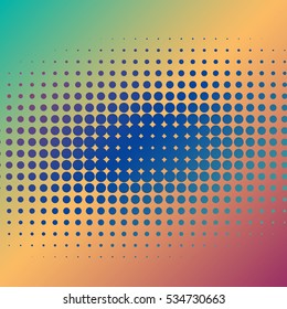 Abstract creative concept vector comics pop art style blank layout template with clouds beams and isolated dots pattern on background. For sale banner, empty bubble, illustration comic book design.