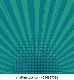 Abstract creative concept vector comics pop art style blank layout template with clouds beams and isolated dots pattern on background. For sale banner, empty bubble, illustration comic book design.