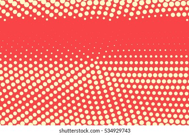 Abstract creative concept vector comics pop art style blank layout template with clouds beams and isolated dots pattern on background. For sale banner, empty bubble, illustration comic book design.
