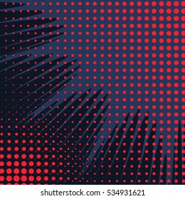 Abstract creative concept vector comics pop art style blank layout template with clouds beams and isolated dots pattern on background. For sale banner, empty bubble, illustration comic book design.