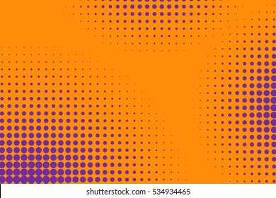 Abstract creative concept vector comics pop art style blank layout template with clouds beams and isolated dots pattern on background. For sale banner, empty bubble, illustration comic book design.