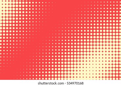 Abstract creative concept vector comics pop art style blank layout template with clouds beams and isolated dots pattern on background. For sale banner, empty bubble, illustration comic book design.