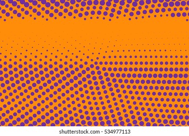 Abstract creative concept vector comics pop art style blank layout template with clouds beams and isolated dots pattern on background. For sale banner, empty bubble, illustration comic book design.