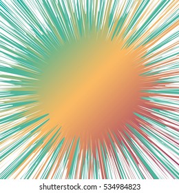 Abstract creative concept vector comics pop art style blank layout template with clouds beams and isolated dots pattern on background. For sale banner, empty bubble, illustration comic book design.