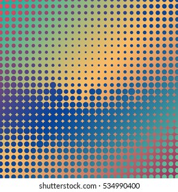 Abstract creative concept vector comics pop art style blank layout template with clouds beams and isolated dots pattern on background. For sale banner, empty bubble, illustration comic book design.