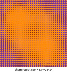 Abstract creative concept vector comics pop art style blank layout template with clouds beams and isolated dots pattern on background. For sale banner, empty bubble, illustration comic book design.