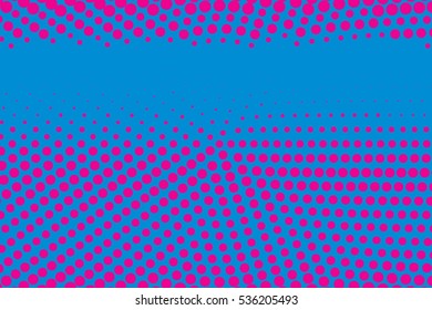 Abstract creative concept vector comics pop art style blank layout template with clouds beams and isolated dots pattern on background. For sale banner, empty bubble, illustration comic book design.