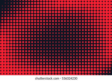 Abstract creative concept vector comics pop art style blank layout template with clouds beams and isolated dots pattern on background. For sale banner, empty bubble, illustration comic book design.