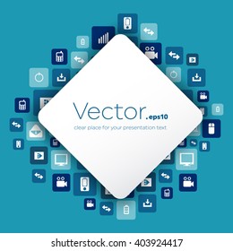 Abstract Creative concept vector empty speech bubbles. For web and mobile applications isolated on background, illustration template design, presentation, business infographic and social media icon.