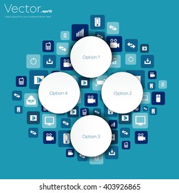Abstract Creative concept vector empty speech bubbles. For web and mobile applications isolated on background, illustration template design, presentation, business infographic and social media icon.