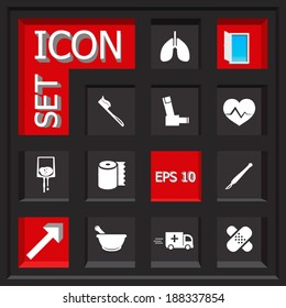 Abstract Creative concept  vector Flat Icon Set for Web and Mobile Applications - Set 30