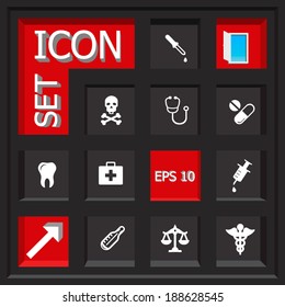 Abstract Creative concept vector Flat Icon Set for Web and Mobile Applications