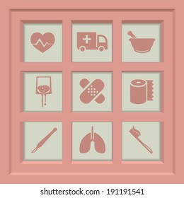 Abstract Creative concept vector Flat Icon Set for Web and Mobile Applications