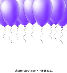 Abstract creative concept vector flight balloon with ribbon. For Web and Mobile Applications isolated on background, art illustration template design, business infographic and social media icon.