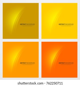 Abstract Creative concept vector gradient colored background set. For Web and Mobile Applications, art illustration template design.