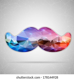 Abstract Creative concept vector icon of  for Web and Mobile Applications isolated on background. Vector illustration template design, Business infographic and social media, origami icons.