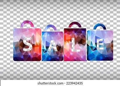 Abstract Creative concept vector icon of packages for Web and Mobile Applications isolated on background. Vector illustration template design, Business infographic and social media, origami icons.