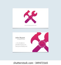 Abstract Creative concept vector icon of tools for Web and Mobile Applications isolated on background. Vector illustration template design, Business infographic and social media, origami icons.