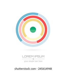 Abstract Creative concept vector image logo of real estate for web and mobile applications isolated on background, art illustration template design, business infographic and social media, icon, symbol