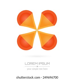 Abstract Creative concept vector image logo of real estate for web and mobile applications isolated on background, art illustration template design, business infographic and social media, icon, symbol