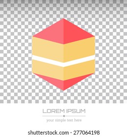 Abstract Creative concept vector image logo of real estate for web and mobile applications isolated on background, art illustration template design, business infographic and social media, icon, symbol