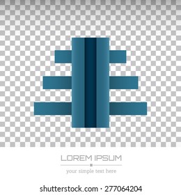 Abstract Creative concept vector image logo of real estate for web and mobile applications isolated on background, art illustration template design, business infographic and social media, icon, symbol