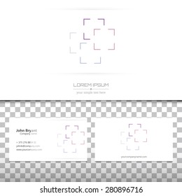 Abstract Creative concept vector image logo of real estate for web and mobile applications isolated on background, art illustration template design, business infographic and social media, icon, symbol