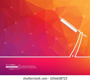 Abstract creative concept vector line draw background for web, mobile app, illustration template design, business infographic, page, brochure, banner, presentation, poster, cover, booklet, document.