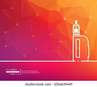 Abstract creative concept vector line draw background for web, mobile app, illustration template design, business infographic, page, brochure, banner, presentation, poster, cover, booklet, document.