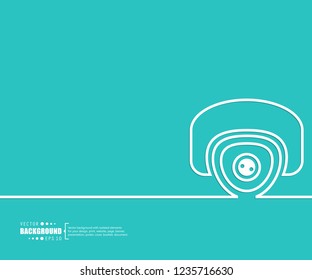 Abstract creative concept vector line draw background for web, mobile app, illustration template design, business infographic, page, brochure, banner, presentation, poster, cover, booklet, document.