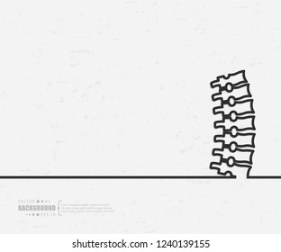 Abstract creative concept vector line draw background for web, mobile app, illustration template design, business infographic, page, brochure, banner, presentation, poster, cover, booklet, document.