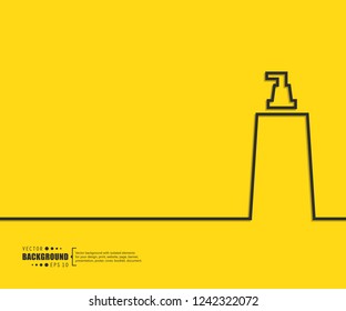 Abstract creative concept vector line draw background for web, mobile app, illustration template design, business infographic, page, brochure, banner, presentation, poster, cover, booklet, document.