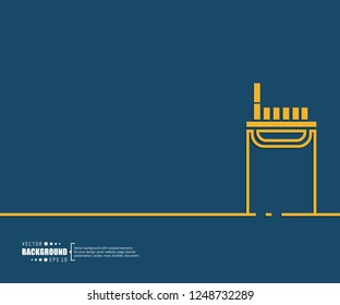 Abstract creative concept vector line draw background for web, mobile app, illustration template design, business infographic, page, brochure, banner, presentation, poster, cover, booklet, document.