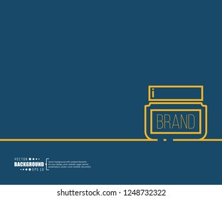 Abstract creative concept vector line draw background for web, mobile app, illustration template design, business infographic, page, brochure, banner, presentation, poster, cover, booklet, document.