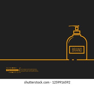 Abstract creative concept vector line draw background for web, mobile app, illustration template design, business infographic, page, brochure, banner, presentation, poster, cover, booklet, document.