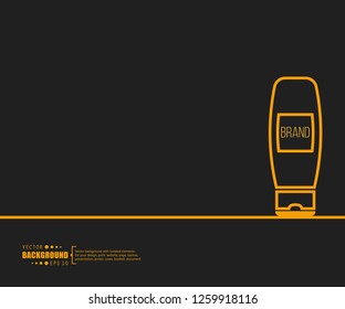 Abstract creative concept vector line draw background for web, mobile app, illustration template design, business infographic, page, brochure, banner, presentation, poster, cover, booklet, document.