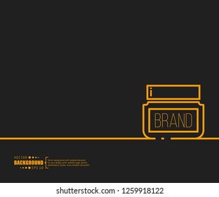 Abstract creative concept vector line draw background for web, mobile app, illustration template design, business infographic, page, brochure, banner, presentation, poster, cover, booklet, document.