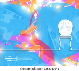 Abstract creative concept vector line draw background for web, mobile app, illustration template design, business infographic, page, brochure, banner, presentation, poster, cover, booklet, document.