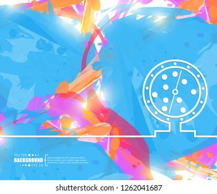Abstract creative concept vector line draw background for web, mobile app, illustration template design, business infographic, page, brochure, banner, presentation, poster, cover, booklet, document.