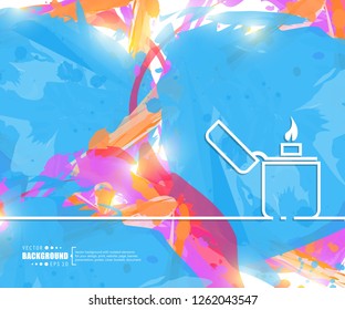 Abstract creative concept vector line draw background for web, mobile app, illustration template design, business infographic, page, brochure, banner, presentation, poster, cover, booklet, document.