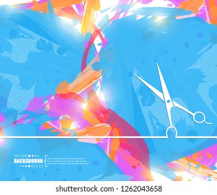Abstract creative concept vector line draw background for web, mobile app, illustration template design, business infographic, page, brochure, banner, presentation, poster, cover, booklet, document.