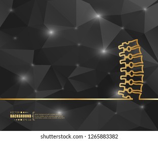Abstract creative concept vector line draw background for web, mobile app, illustration template design, business infographic, page, brochure, banner, presentation, poster, cover, booklet, document.