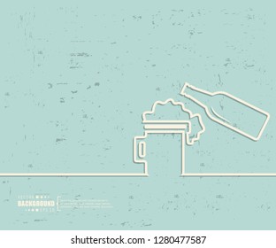 Abstract creative concept vector line draw background for web, mobile app, illustration template design, business infographic, page, brochure, banner, presentation, poster, cover, booklet, document.