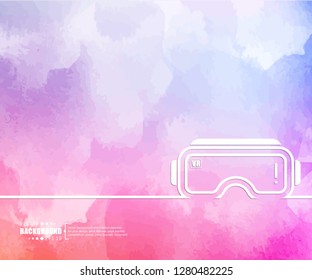 Abstract creative concept vector line draw background for web, mobile app, illustration template design, business infographic, page, brochure, banner, presentation, poster, cover, booklet, document.