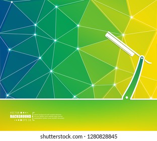 Abstract creative concept vector line draw background for web, mobile app, illustration template design, business infographic, page, brochure, banner, presentation, poster, cover, booklet, document.